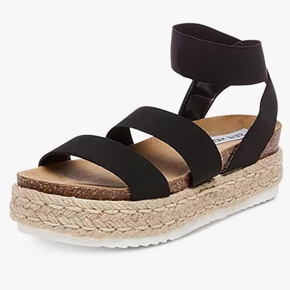 Steve Madden Black Sandals